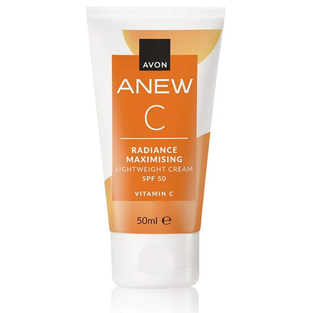 Anew Daily Defence Vitamin C SPF 50 Moisturiser - 3-in-1 Brightening & Protective Face Cream 50 ml